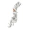 Kurt Adler 15-Inch Silver and White Kringle Klaus Elf Ornament